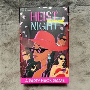 Funko Heist Night Party Hack Game - Pink, Black, Red, Teal